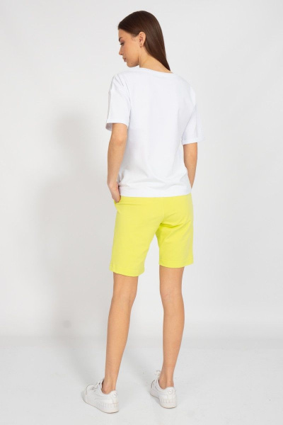 Футболка летняя свободный крой из хлопкового трикотажа Kivviwear 4026.118 - фото 6