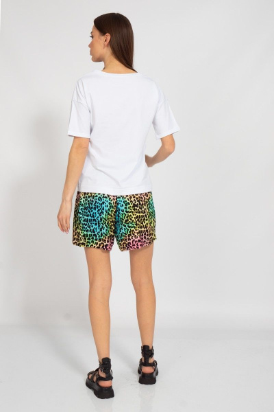 Летняя футболка из трикотажа с длинным рукавом и цифровым принтом Kivviwear 4026.126 - фото 7