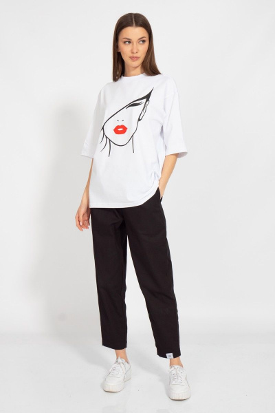 Круглогодичная длинная футболка с завышенной горловиной Kivviwear 4034.32 - фото 3