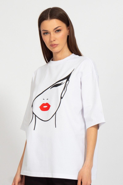 Круглогодичная длинная футболка с завышенной горловиной Kivviwear 4034.32 - фото 1