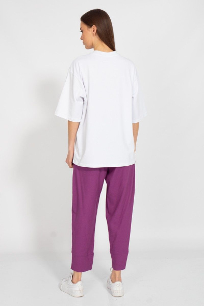 Круглогодичная длинная футболка с завышенной горловиной Kivviwear 4034.33 - фото 8