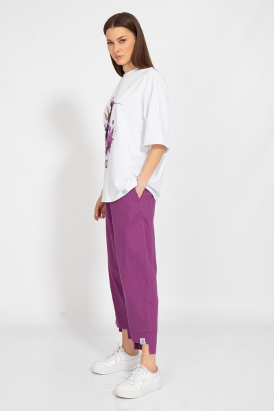 Круглогодичная длинная футболка с завышенной горловиной Kivviwear 4034.33 - фото 5