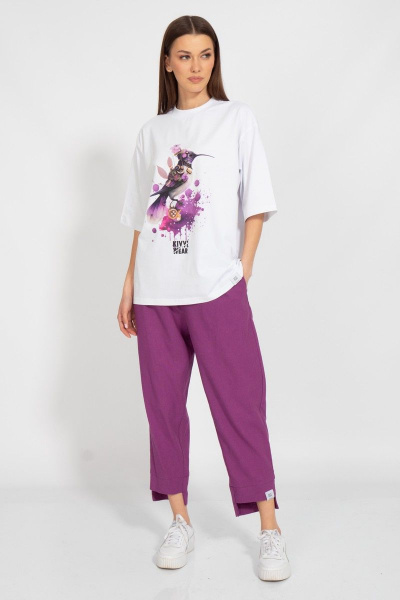 Круглогодичная длинная футболка с завышенной горловиной Kivviwear 4034.33 - фото 2