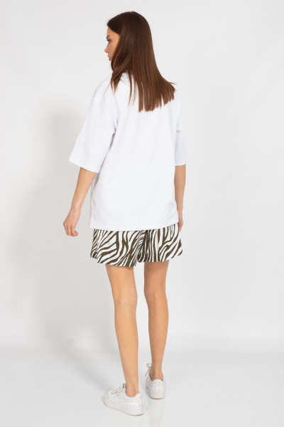 Круглогодичная длинная футболка с завышенной горловиной Kivviwear 4034.34 - фото 9