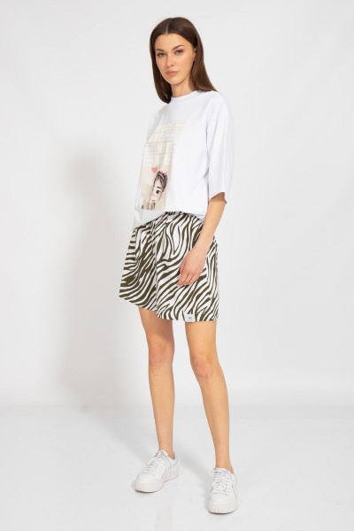 Круглогодичная длинная футболка с завышенной горловиной Kivviwear 4034.34 - фото 2