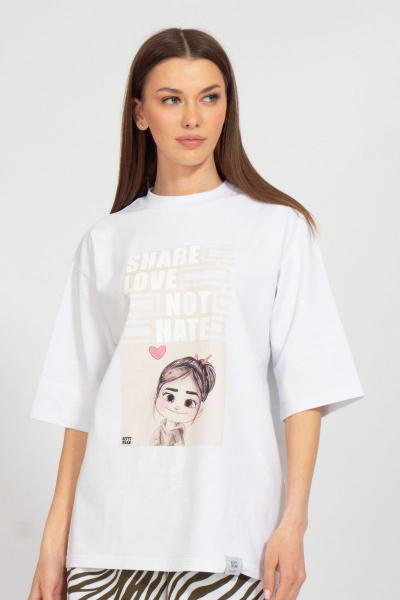 Круглогодичная длинная футболка с завышенной горловиной Kivviwear 4034.34 - фото 1