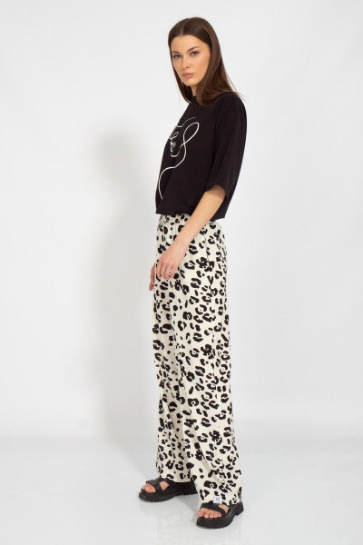 Круглогодичная длинная футболка с завышенной горловиной Kivviwear 4034.35 - фото 3