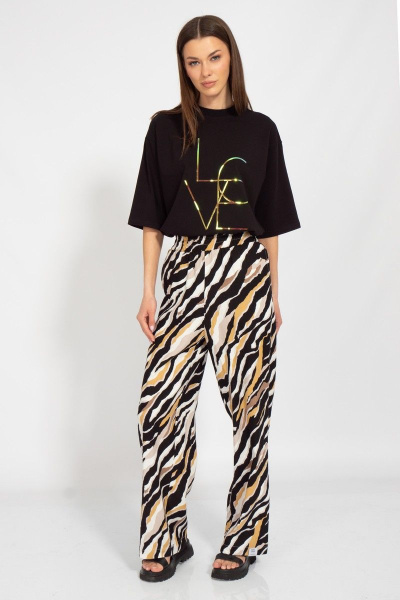 Круглогодичная длинная футболка с завышенной горловиной Kivviwear 4034.36 - фото 4