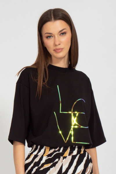 Круглогодичная длинная футболка с завышенной горловиной Kivviwear 4034.36 - фото 1