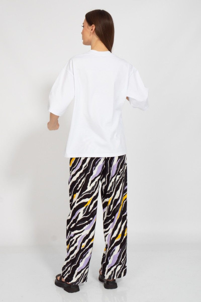 Круглогодичная длинная футболка с завышенной горловиной Kivviwear 4034.38 - фото 5