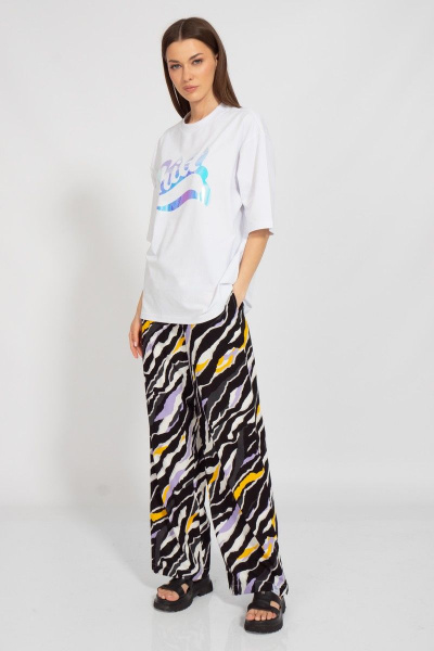 Круглогодичная длинная футболка с завышенной горловиной Kivviwear 4034.38 - фото 2