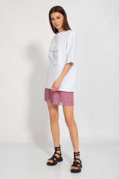 Круглогодичная длинная футболка с завышенной горловиной Kivviwear 4034.40 - фото 4