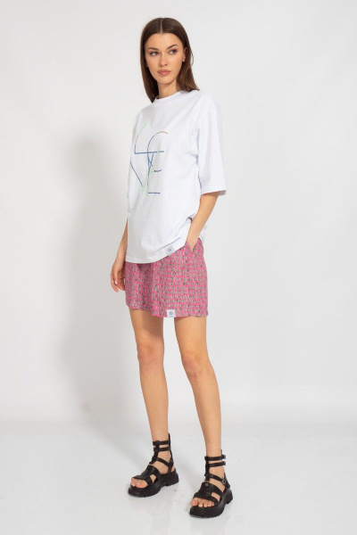 Круглогодичная длинная футболка с завышенной горловиной Kivviwear 4034.40 - фото 3