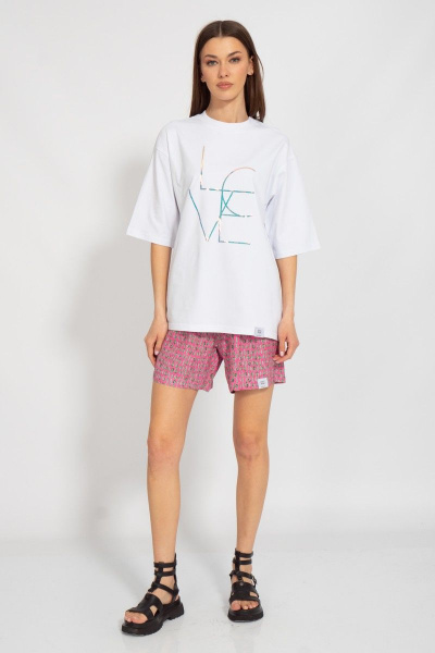 Круглогодичная длинная футболка с завышенной горловиной Kivviwear 4034.40 - фото 2