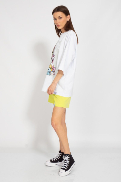 Круглогодичная длинная футболка с завышенной горловиной Kivviwear 4034.41 - фото 7