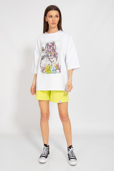 Круглогодичная длинная футболка с завышенной горловиной Kivviwear 4034.41 - фото 2