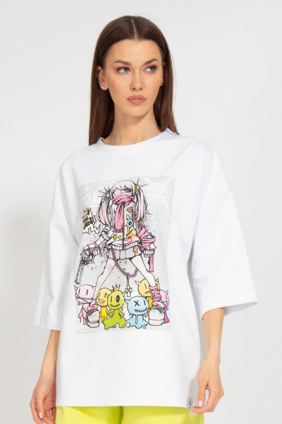 Круглогодичная длинная футболка с завышенной горловиной Kivviwear 4034.41 - фото 1