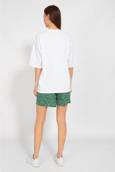 Футболка круглогодичная свободный крой из хлопкового трикотажа Kivviwear 4034.46 - фото 7