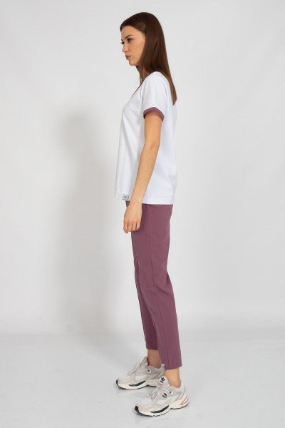 Майка на каждый день с V-образным вырезом из хлопка Kivviwear 40381.20 - фото 3