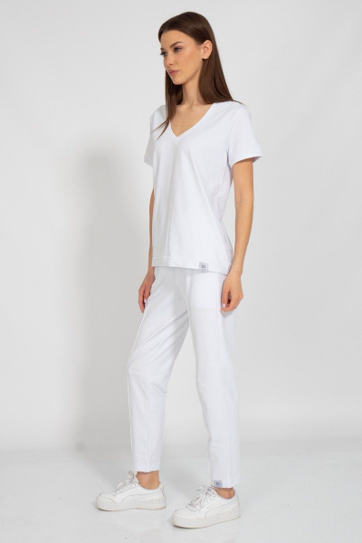 Майка на каждый день с V-образным вырезом из хлопка Kivviwear 40381.21 - фото 7