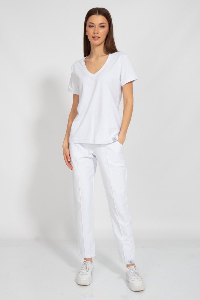 Майка на каждый день с V-образным вырезом из хлопка Kivviwear 40381.21 - фото 2