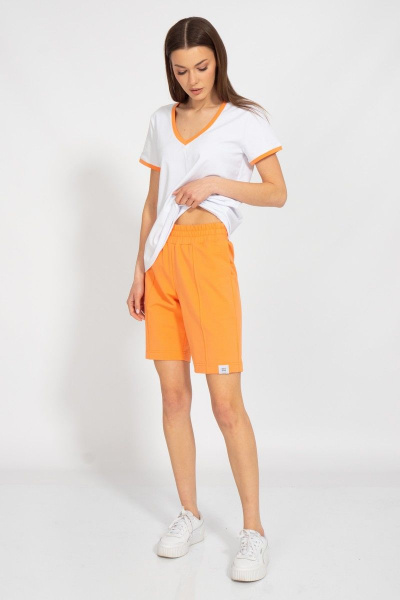 Майка спортивная с V-образным вырезом из хлопка Kivviwear 40381.24 - фото 4