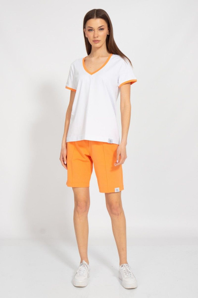 Майка спортивная с V-образным вырезом из хлопка Kivviwear 40381.24 - фото 2