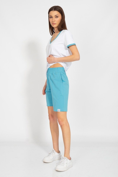 Костюм из мягкого френч-терри с джемпером и шортами Kivviwear 403813094.06 - фото 4