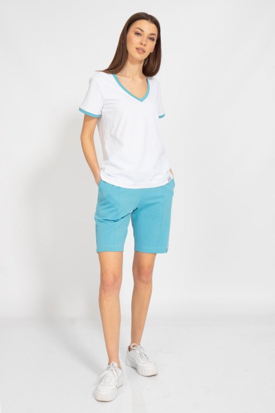 Костюм из мягкого френч-терри с джемпером и шортами Kivviwear 403813094.06 - фото 3