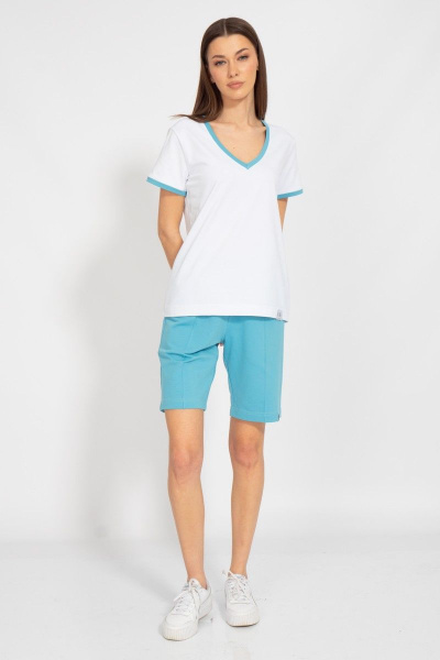 Костюм из мягкого френч-терри с джемпером и шортами Kivviwear 403813094.06 - фото 2