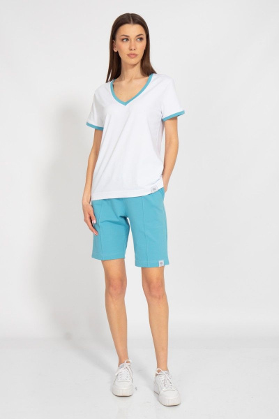 Костюм из мягкого френч-терри с джемпером и шортами Kivviwear 403813094.06 - фото 1