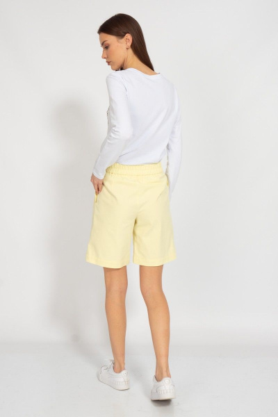 Демисезонный белый лонгслив с принтом Kivviwear 4061.46 - фото 8