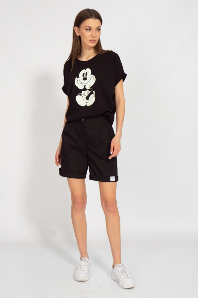 Майка свободного кроя с рукавом летучая мышь Kivviwear 4072.10 - фото 5