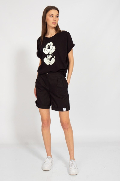 Майка свободного кроя с рукавом летучая мышь Kivviwear 4072.10 - фото 3