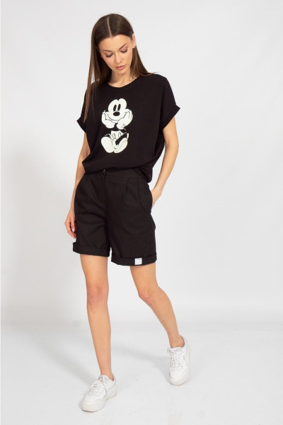 Майка свободного кроя с рукавом летучая мышь Kivviwear 4072.10 - фото 2