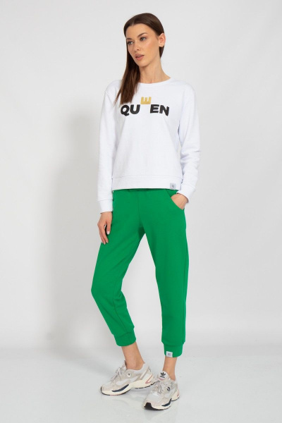 Свитшот укороченный с логотипом BALANCE из хлопка Kivviwear 4078.20 - фото 8