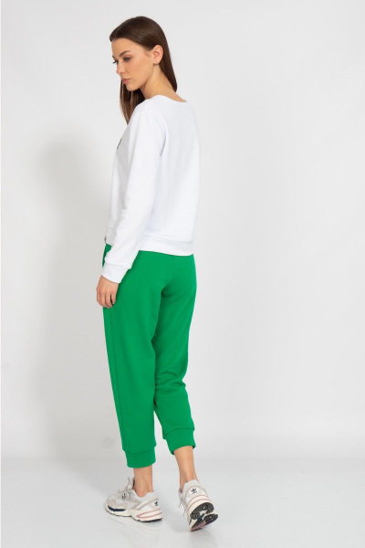 Свитшот укороченный с логотипом BALANCE из хлопка Kivviwear 4078.20 - фото 5