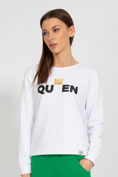 Свитшот укороченный с логотипом BALANCE из хлопка Kivviwear 4078.20 - фото 1