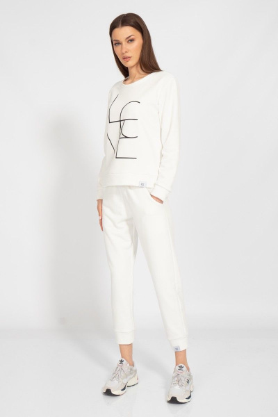 Костюм с укороченным свитшотом и брюками-джоггерами Kivviwear 40784079.22 - фото 1