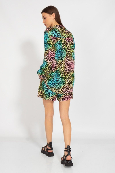 Костюм Шорты и рубашка из вискозы с принтом Kivviwear 40884089.06 - фото 10