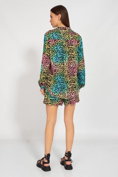 Костюм Шорты и рубашка из вискозы с принтом Kivviwear 40884089.06 - фото 9