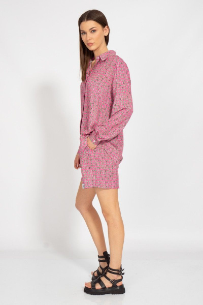 Рубашка и шорты из вискозы для летнего образа Kivviwear 40884089.07 - фото 10