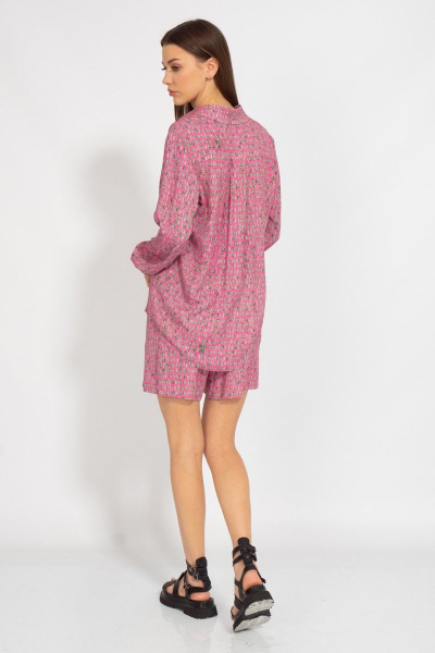 Рубашка и шорты из вискозы для летнего образа Kivviwear 40884089.07 - фото 9