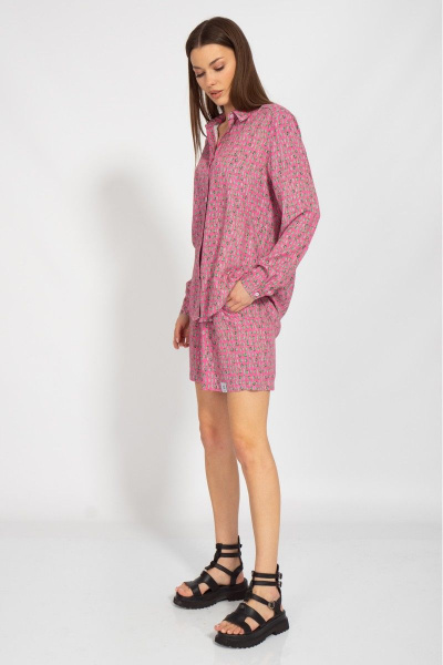 Рубашка и шорты из вискозы для летнего образа Kivviwear 40884089.07 - фото 7