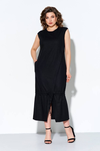 Платье IVA 1296 черный - фото 1