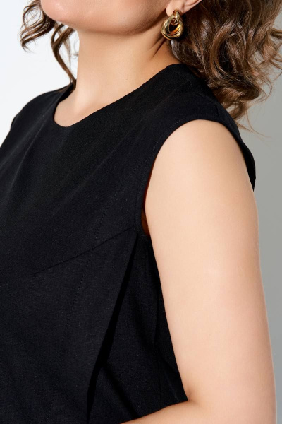 Платье IVA 1296 черный - фото 5