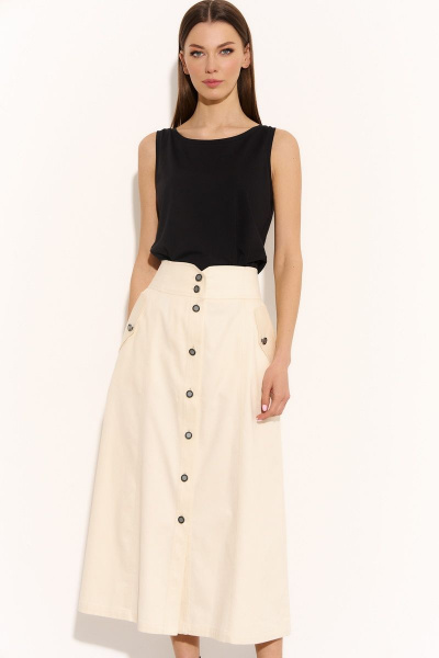 Юбка DILIA 0738 бежевый - фото 1