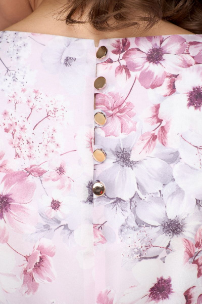 Платье Мишель стиль 1123 сиренево-розовый - фото 12