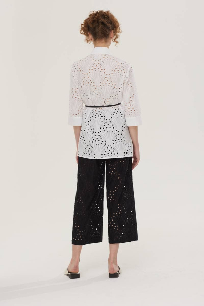 Блуза и брюки из хлопка для летнего образа Vesnaletto 3466 - фото 7