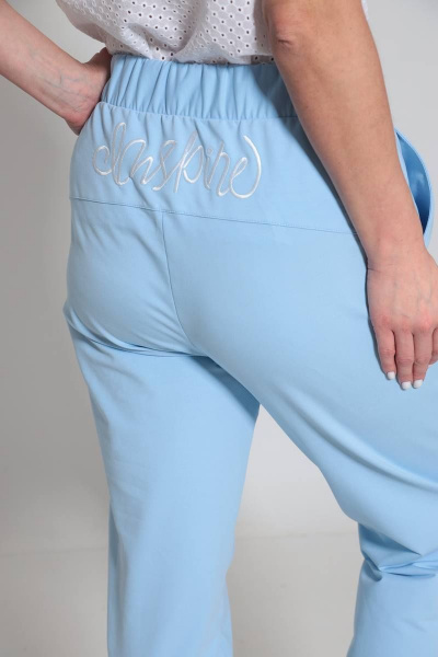 Спортивный комплект: футболка и брюки с вышивкой и защипами TAiER 1181 - фото 5